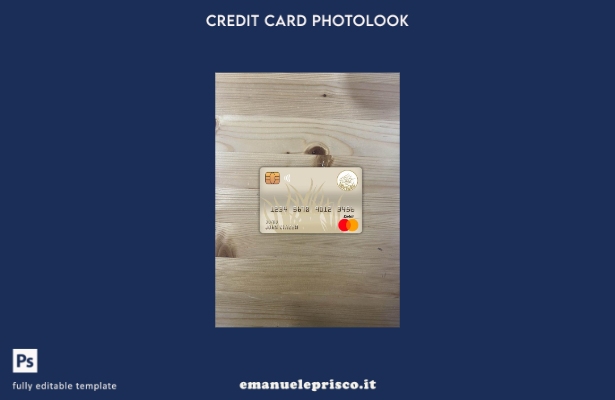 modello frontale photolook mastercard della Banca della Repubblica Centrafricana